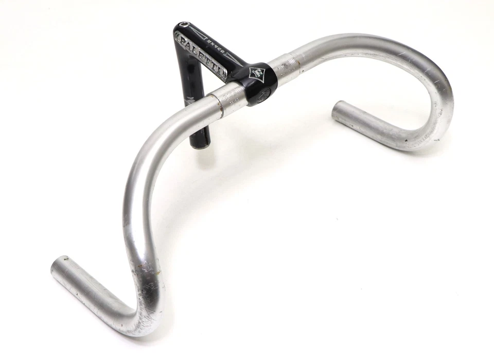 Cinelli 1R quill stem 100mm Paletti engraved with Criterium handlebar 40cm - Immagine 1 di 4