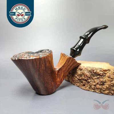 Pipa de brezo Preben Holm Rungsted Norseman XL suave a mano alzada Estate, sin fumar Foto 1 de 4