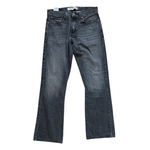 Herren Levis 527 Low Bootcut Black Wash Boot Cut Denim Jeans-Größe 32 x 32 - Bild 1 von 3