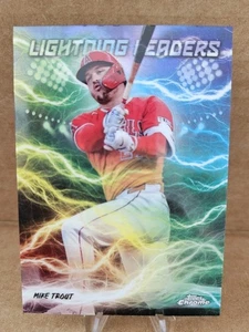 Mike Trout 2025 Topps Chrome Lightning Leaders SP #LL-6 - Picture 1 of 2