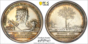 Preußen Deutschland 1800 Friedrich Wilhelm III Medaille Silber Sommer - B77/2 PCGS SP58 - Bild 1 von 3