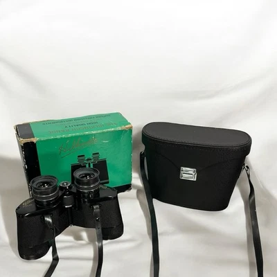 Vintage Hilkinson Sterling Super Wide Angel 7x35 Binoculars w/ Case. Japan - Image 1 of 4