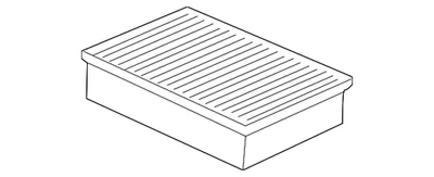 Filtro de aire original Volkswagen 5QM-129-620 Foto 1 de 2