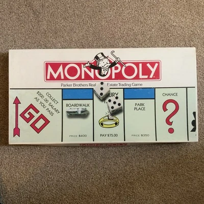 Monopoly Board Game Parker Brothers 1990s USA Edition (8+) - Complete - Image 1 of 4