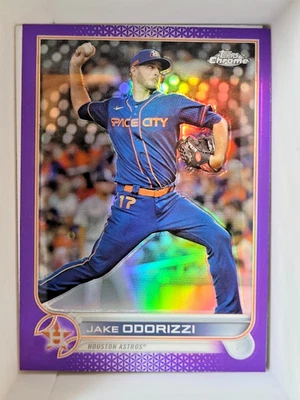 Jake Odorizzi Houston Astros 2022 Topps Chrome Update Purple Refractors #USC53 - Image 1 of 2