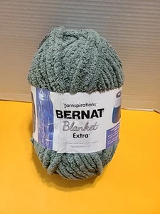 Yarnspirations Bernat Blanket Extra Yarn 10.5 Oz. 300 G 97 Yards - Green - Picture 1 of 3