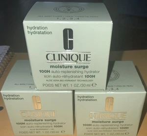 Clinique Moisture Surge 100H automatische Auffüllung Hydrator 1,0 Oz Neu mit Box 3er Pack - Bild 1 von 8
