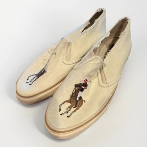 Scarpe Polo Ralph Lauren Big Horse in tela da uomo taglia 12 - Foto 1 di 7