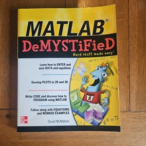 MATLAB Demystified by David McMahon (2007, Perfect) - Picture 1 of 3