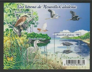 New Caledonia - "BIRDS ~ HERONS OF NEW CALEDONIA" MNH MS 2015 - Picture 1 of 1