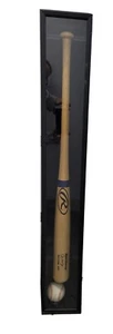 HOF Cal Ripken Jr Autograph Big Stick Bat & Baseball in Display Case with COA - Picture 1 of 5