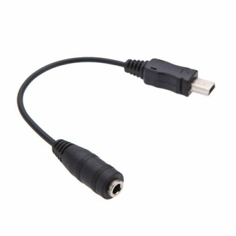 Mini USB to 3.5mm Mic Microphone Adapter Cable f Go Pro HD Hero 1 2 3 3 4 Camera - Image 1 of 4