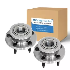 Pair Front Wheel Hub Bearing for 2005 2006 2007-2014 Ford Mustang w/ 4-Wheel ABS - Picture 1 of 8