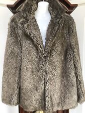 Cotton On Outer Wear, Women's Faux Fur Jacket,  Size Large, Silky Soft Faux Fox