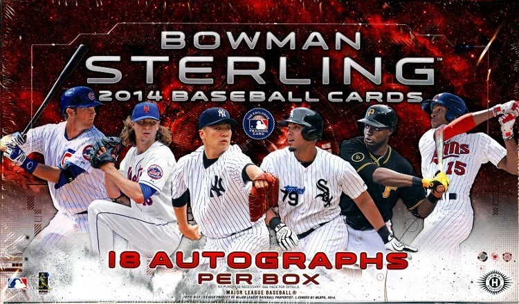 2014 BOWMAN STERLING BASEBALL HOBBY BOX BLOWOUT CARDS - Image 1 of 2