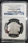 2011-P $ 1 US Army Silber Gedenkmünze NGC PF 69 Frühveröffentlichung