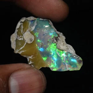 Natural White Opal Rough 17.15 CTS, Ethiopian Welo Opal Raw Gemstone For Jewelry - Picture 1 of 7