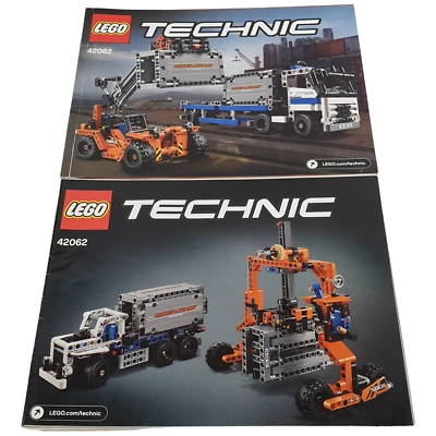 Lego 42062 Technic Container Yard INSTRUCTION MANUALS ONLY 2017 Retired No Brick - Image 1 of 4