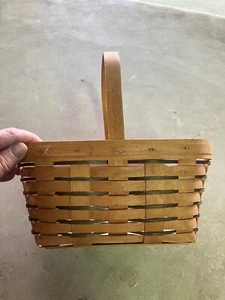 Collectible Handmade Longaberger Heartland Spring Basket - Picture 1 of 8