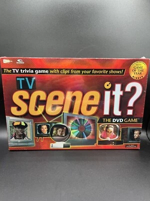 TV Edition Scene It? The DVD Trivia Game activity NEW & SEALED box 2005 edition - Image 1 of 4