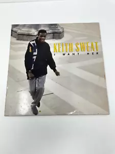 Keith Sweat I Want Her 1987 Single Vinyl LP Elektra Records O-66788 - Picture 1 of 11