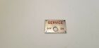 ORIGINAL 1960'S PACE SMALL STEEL SERVICE AWARD PLATE !!!!!