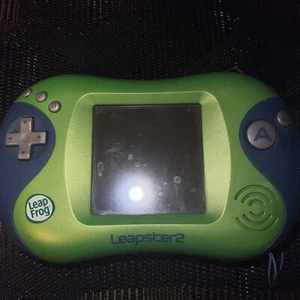 Leapster 2 Green And Blue Handheld Learning Game System - Picture 1 of 4