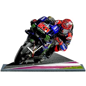 QUARTARARO FABIO MOTO GP 2021 YAMAHA EN HORLOGE SUR SOCLE, 05 - Picture 1 of 1