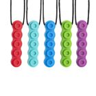 Building Blocks For Kids with Teething Baby Molar Stick Chew Necklace Chew Toys