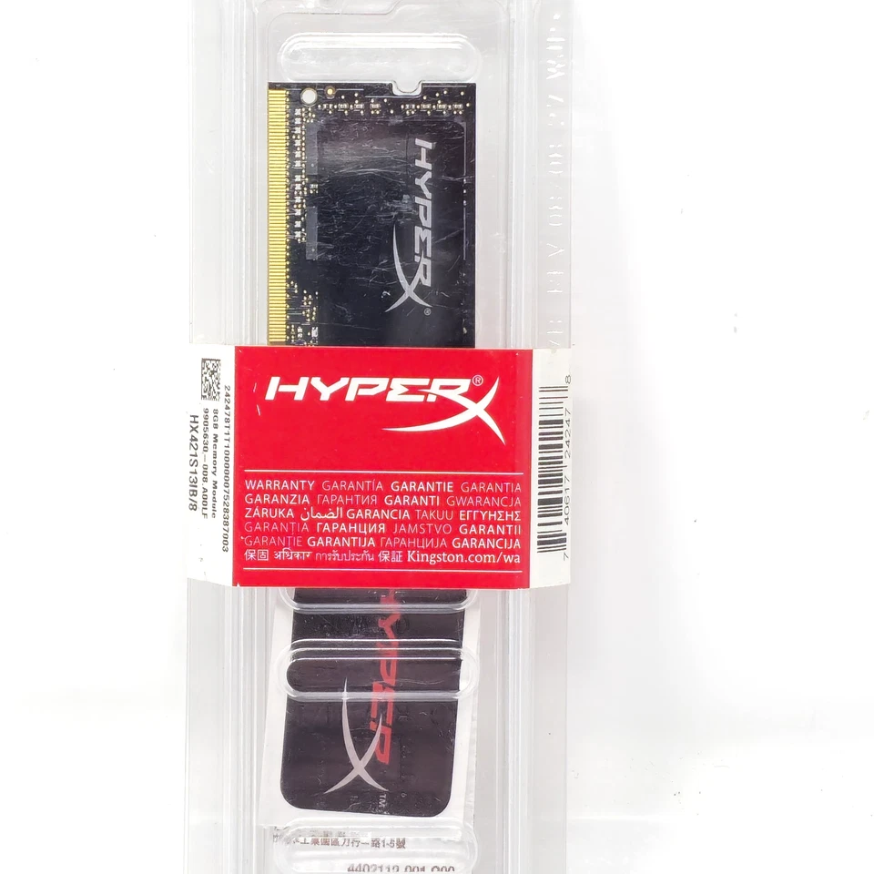 HyperX 8GB DDR4 2133MHz SODIMM RAM HX421S13IB/8 New Sealed Laptop Memory - Image 1 of 4