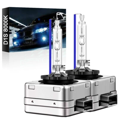 2 Pack D1C/D1R/D1S 8000K Ice Blue HID Xenon Headlight OEM Replacement Bulbs Lamp - Image 1 of 4