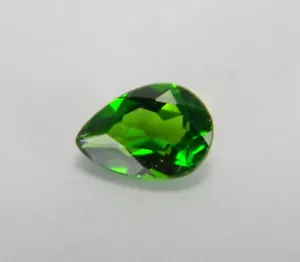 0,445 Karat natürlicher grüner Chromdiopsid facettierter Edelstein Birne CDP28 - Bild 1 von 2