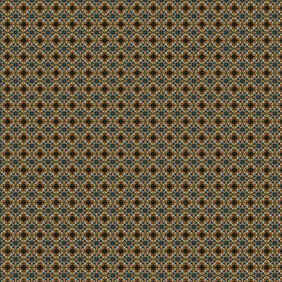 1: 48th Arancione Scuro E Blu Azteco Stile Mattonelle Foglio Con Marrone Malta - Immagine 1 di 4