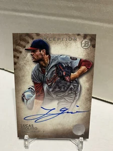 2015 Bowman Inception Auto Lucas Giolito Auto #PA-LG Washington Nationals - Picture 1 of 2