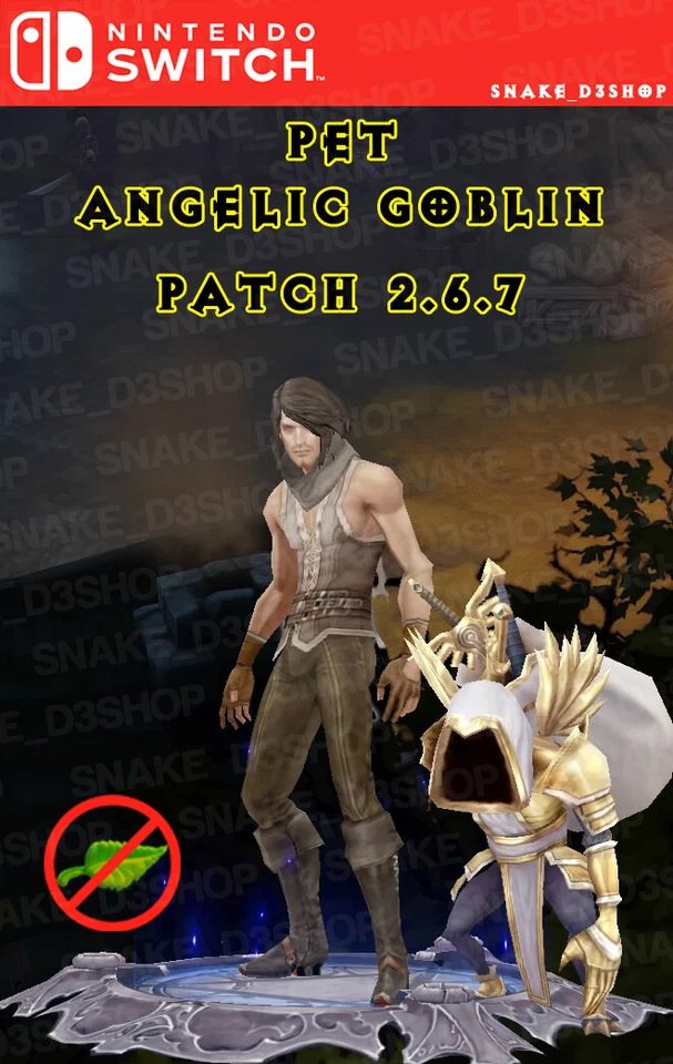 Diablo 3 - Nintendo Switch - Pet - Treasure Angelic Goblin - Patch 2.6.7 - Imagem 1 de 1
