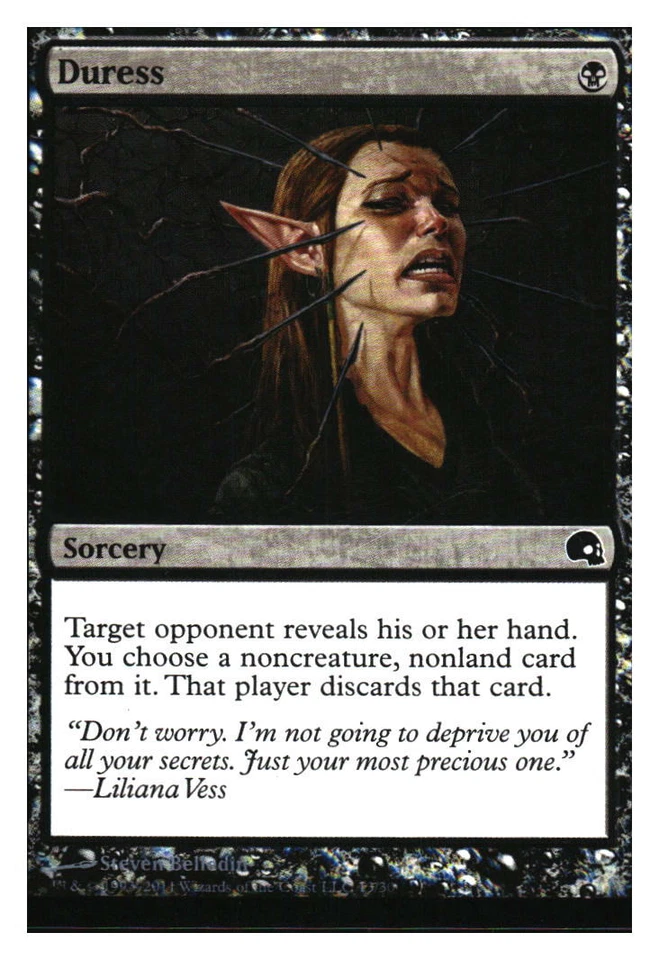 Duress (foil) Premium Deck Series: Graveborn MTG - NM+ Mythic Relics - Image 1 of 1