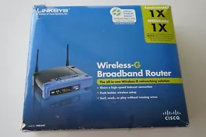 Linksys WRT54G Wi-Fi Wireless-G Broadband Router 2.4GHz NEW Open Box Unused - Picture 1 of 3