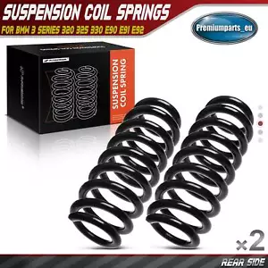 2x Coil Springs Rear Suspension for BMW 3 Series 320 325 330 E90 E91 E92 RH6753 - Picture 1 of 11
