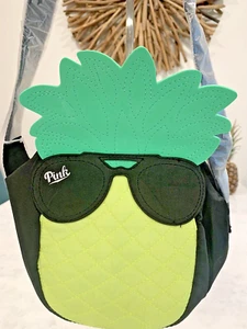 Victoria Secret PINK Pineapple Mini Insulated Lunch Bag Cooler Beach NEw - Imagen 1 de 9