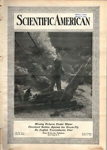 1914 Scientific American  July 11 - Hard hat diving; Cleveland filth; Baseball 