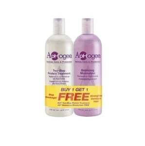 ApHogee Two-Step Protein Treatment 16oz & Balancing Moisturizer 16oz Combo - Picture 1 of 1