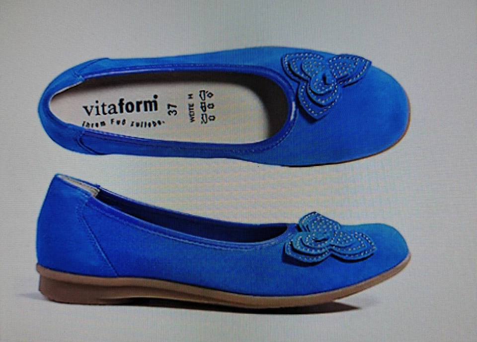 QVC  VITAFORM Ballerina Samtziege Zierblüte runde Form - Bild 1 von 1