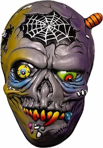 Infection Plastic Mask Toxic Toons Fancy Dress Halloween Adult Costume Accessory - Picture 1 of 1