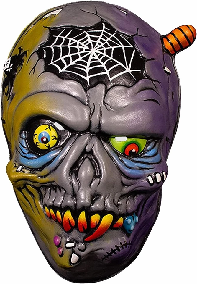 Infection Plastic Mask Toxic Toons Fancy Dress Halloween Adult Costume Accessory - Image 1 of 1