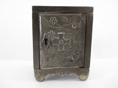 Antique Deposit Cast Iron Safe Bank 1897 #50 J & E Stevens Marked • 132.27$