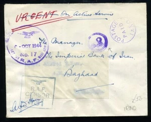 IRAK/ROYAL AIR FORCE BASE/WWII COVER - Bild 1 von 2
