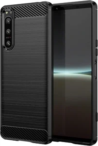 Pour SONY XPERIA 1 IV COQUE EN FIBRE DE CARBONE SILICONE ETUI HOUSSE ANTICHOC - Photo 1 sur 8