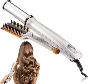 Hair Straightener & Curler 2-in-1 Styling Tool for Effortless Waves & Sleek #WC3 - Picture 1 of 5