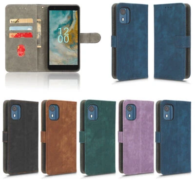 Strap Leather Wallet Phone Case For Nokia HMD Pulse Plus X30 C12 C22 G42 C02 C32 - Image 1 of 4