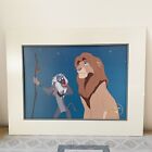 Lithographie commémorative Disney 1995 Le Roi Lion Rafiki Mufasa 11x14”